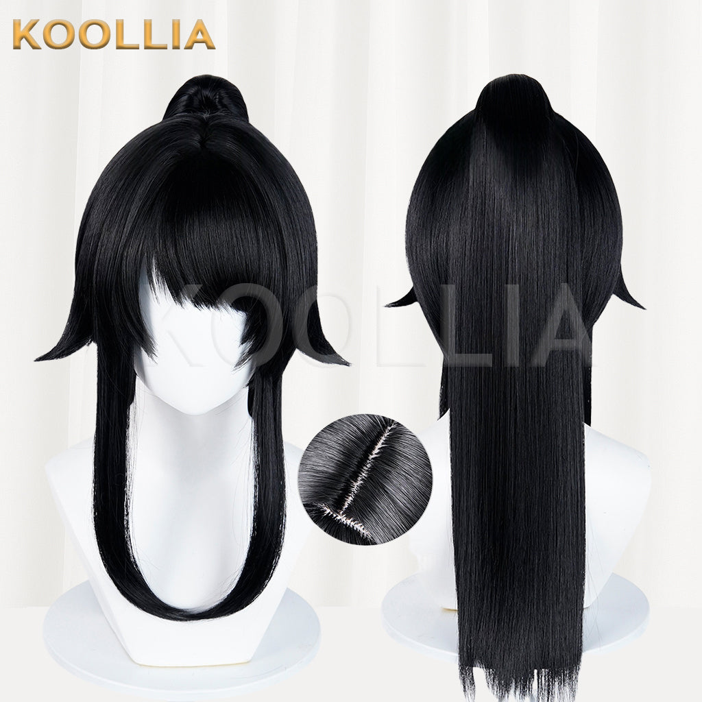 Yandere Simulator Ayano Aishi Long Black Hair Basic Wig