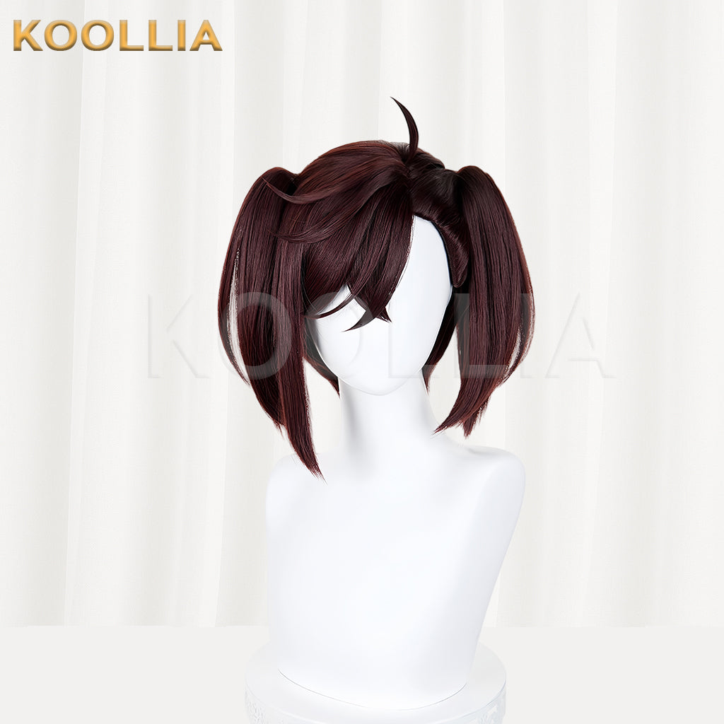 Dandadan Momo Asaye Maid Short Brown Hair Basic Wig