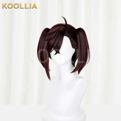 Dandadan Momo Asaye Maid Short Brown Hair Basic Wig