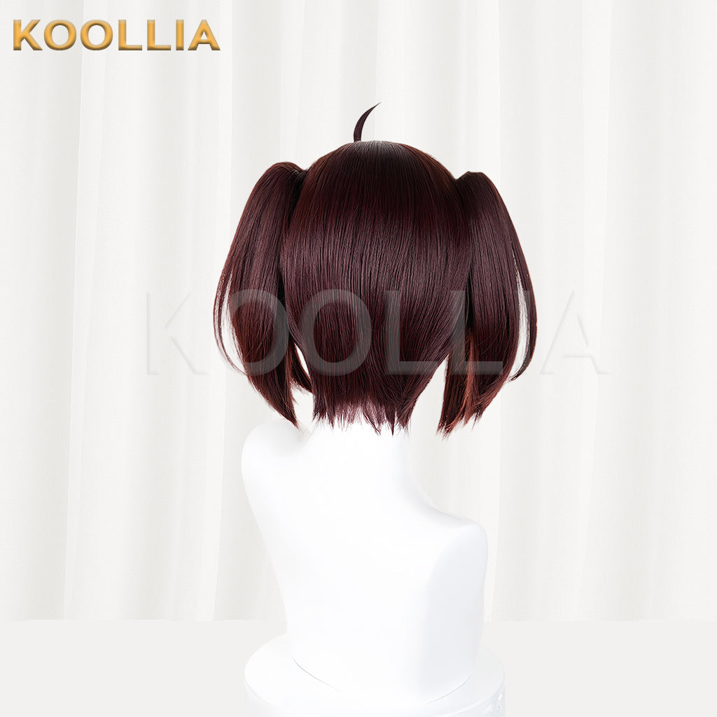 Dandadan Momo Asaye Maid Short Brown Hair Basic Wig