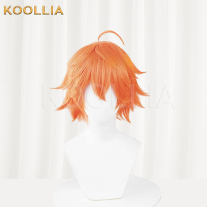 Honor of Kings Baili Xuance Short Orange Hair Basic Wig