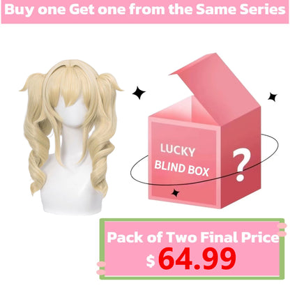 Genshin Impact Barbara Long blonde Hair Basic Wig