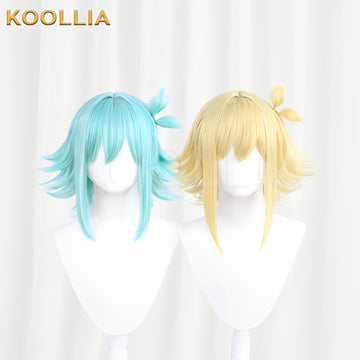 OMORI Basil Short Green/Yellow Hair Basic Wig - KOOLLIA