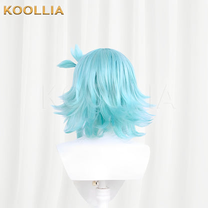 ¡¶OMORI¡·Basil Short Light Green/Yellow Hair Basic Wig