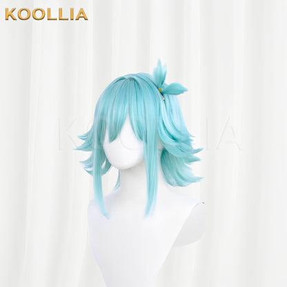 ¡¶OMORI¡·Basil Short Light Green/Yellow Hair Basic Wig
