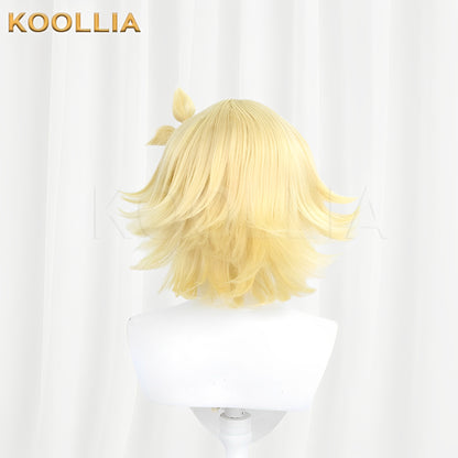 ¡¶OMORI¡·Basil Short Light Green/Yellow Hair Basic Wig
