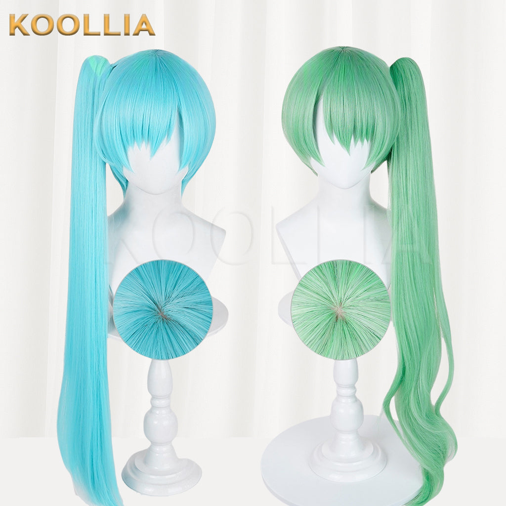 Balala The Fairies Beibei/Yaya Long Green/Blue Hair Basic Wig