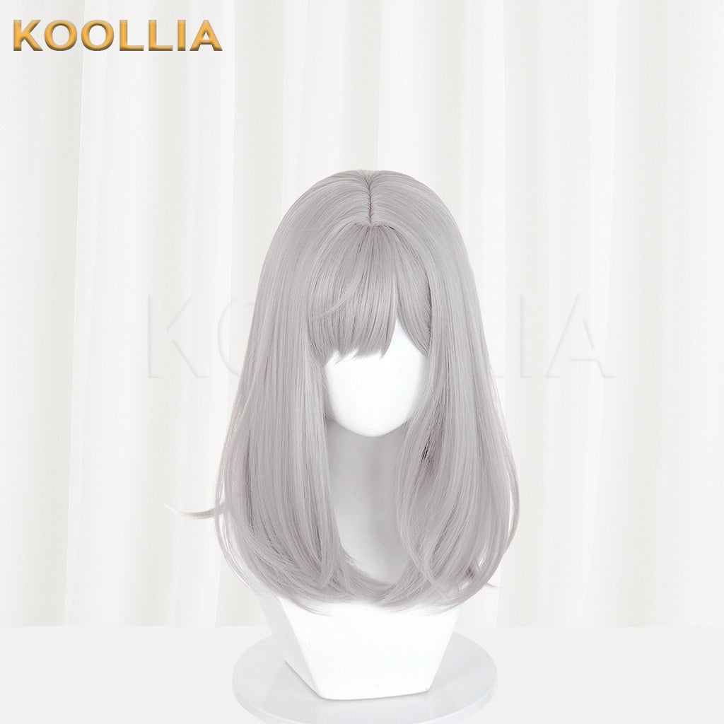 Blue Archive Sunaookami Shiroko Long Silver Hair Basic Wig