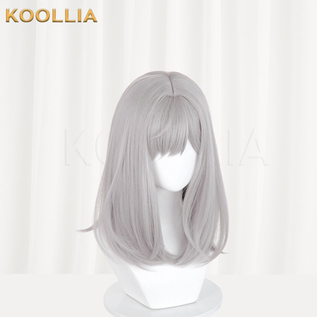 Blue Archive Sunaookami Shiroko Long Silver Hair Basic Wig