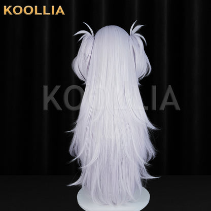 Blue Archive Itagaki Kanoe Long Silver Gray Hair Basic Wig  KOOLLIA