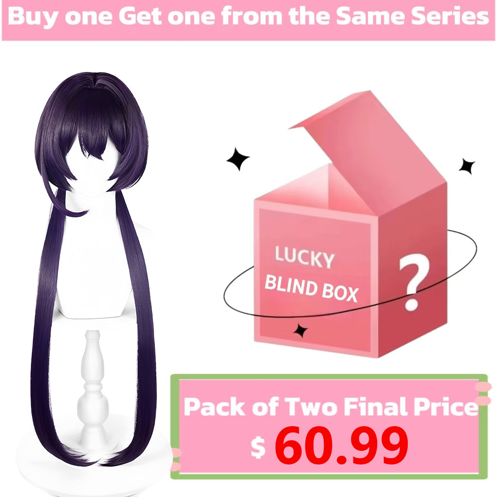 Bungo Stray Dogs Izumi Kyouka Long Purple Hair Basic Wig  KOOLLIA