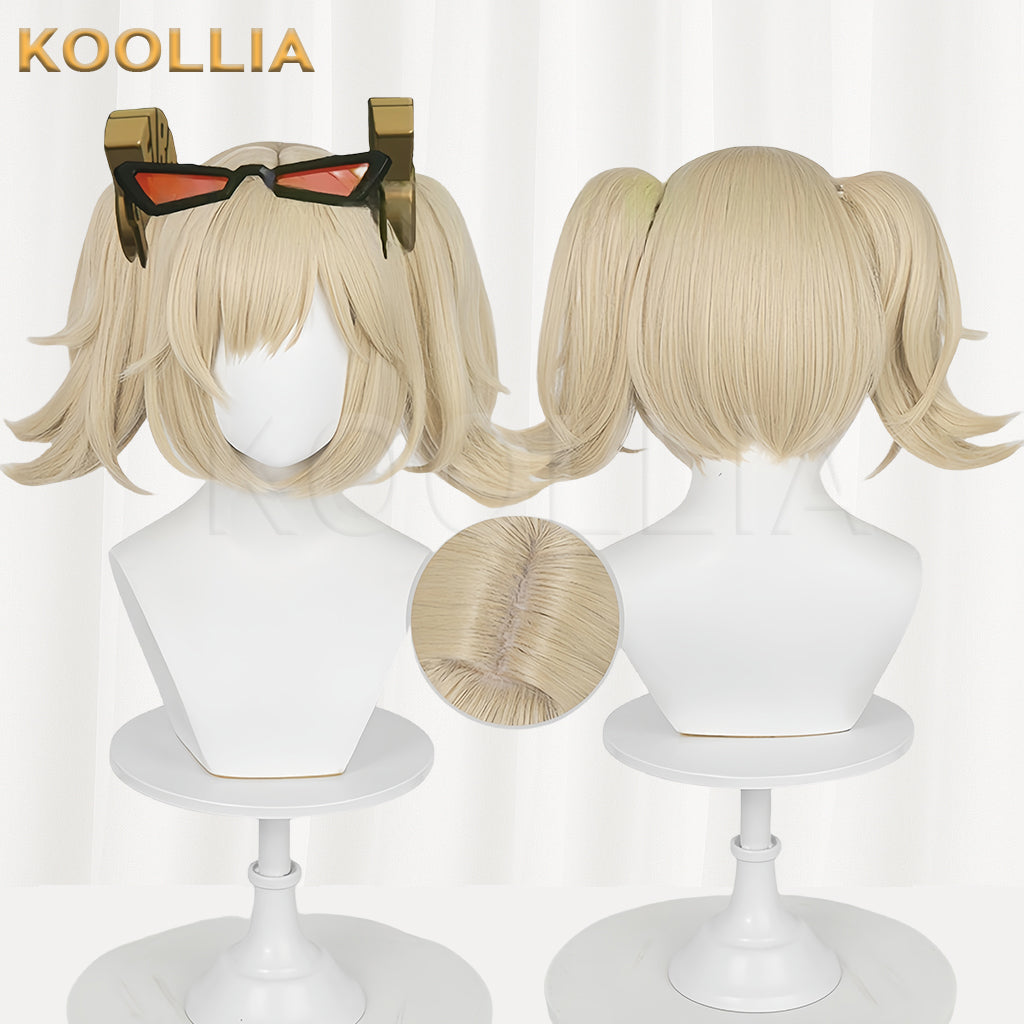 Zenless Zone Zero Burnice White Short Light Yellow Hair Basic Wig