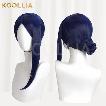 League of Legends & Arcane Caitlyn Long Purple Hair Basic Wig - KOOLLIA