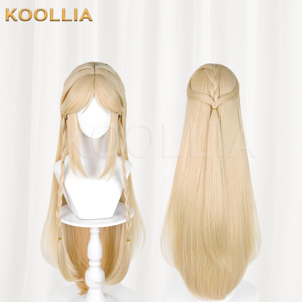 Wuthering Waves Cartethyia Long Blonde Hair Basic Wig