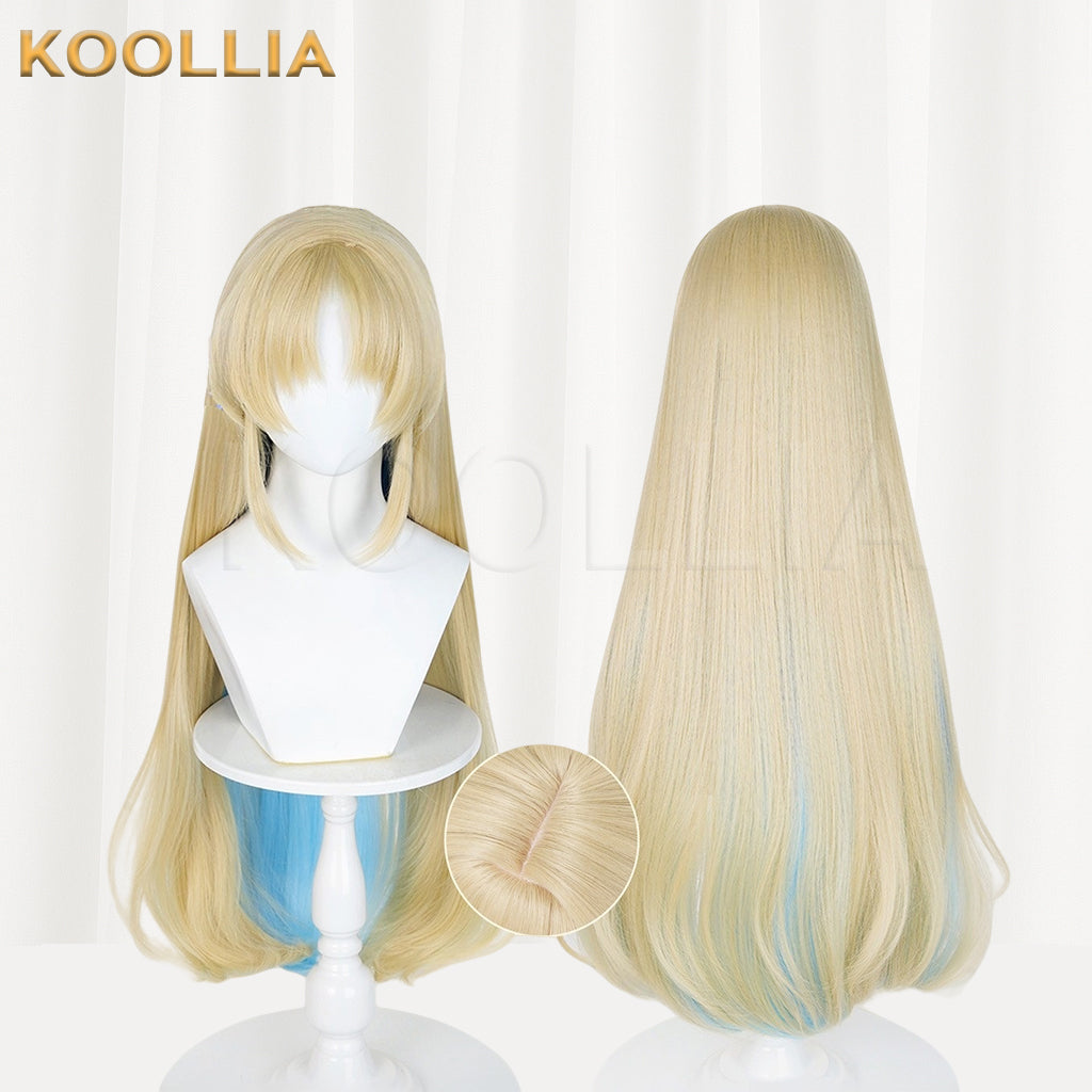 Wuthering Waves Cartethyia Long Blonde Hair Basic Wig