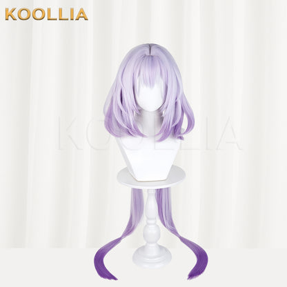 Honkai: Star Rail Castorice Long Purple Hair Basic Wig