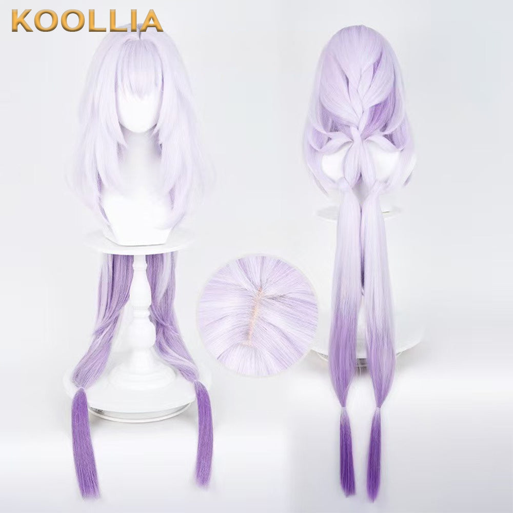 Honkai: Star Rail Castorice Long Purple Hair Basic Wig