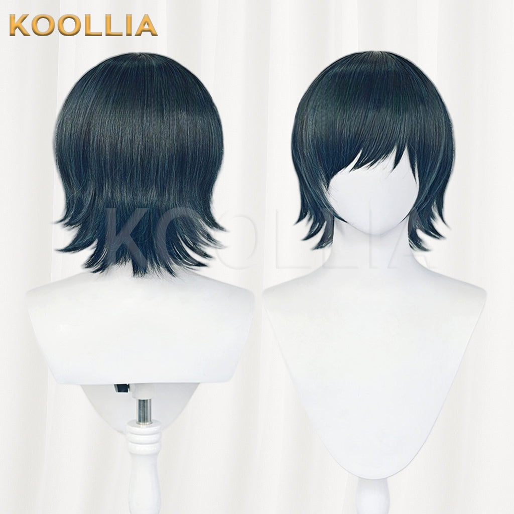 Chainsaw Man Himeno Short Green Hair Basic Wig  KOOLLIA