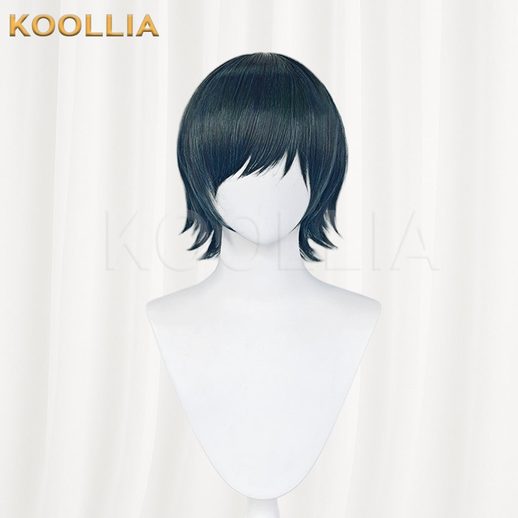 Chainsaw Man Himeno Short Green Hair Basic Wig  KOOLLIA