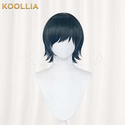 Chainsaw Man Himeno Short Green Hair Basic Wig  KOOLLIA