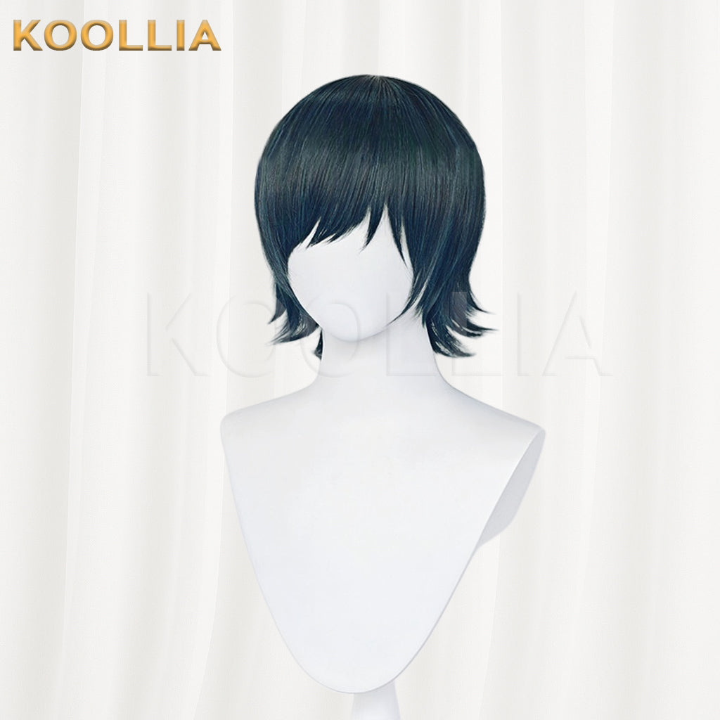 Chainsaw Man Himeno Short Green Hair Basic Wig  KOOLLIA