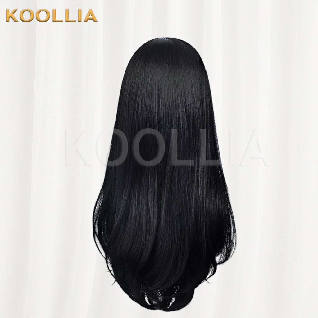 Chainsaw Man Mitaka Asa Long Black Hair Basic Wig  KOOLLIA