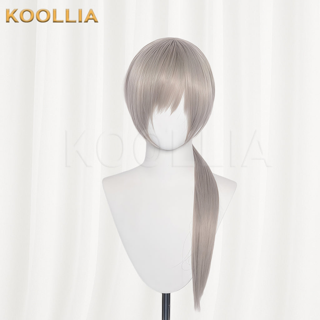 Chainsaw Man Quanxi Long Sliver Hair Basic Wig  KOOLLIA