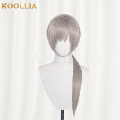 Chainsaw Man Quanxi Long Sliver Hair Basic Wig  KOOLLIA