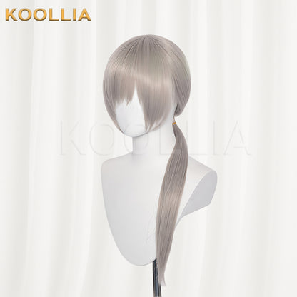 Chainsaw Man Quanxi Long Sliver Hair Basic Wig  KOOLLIA