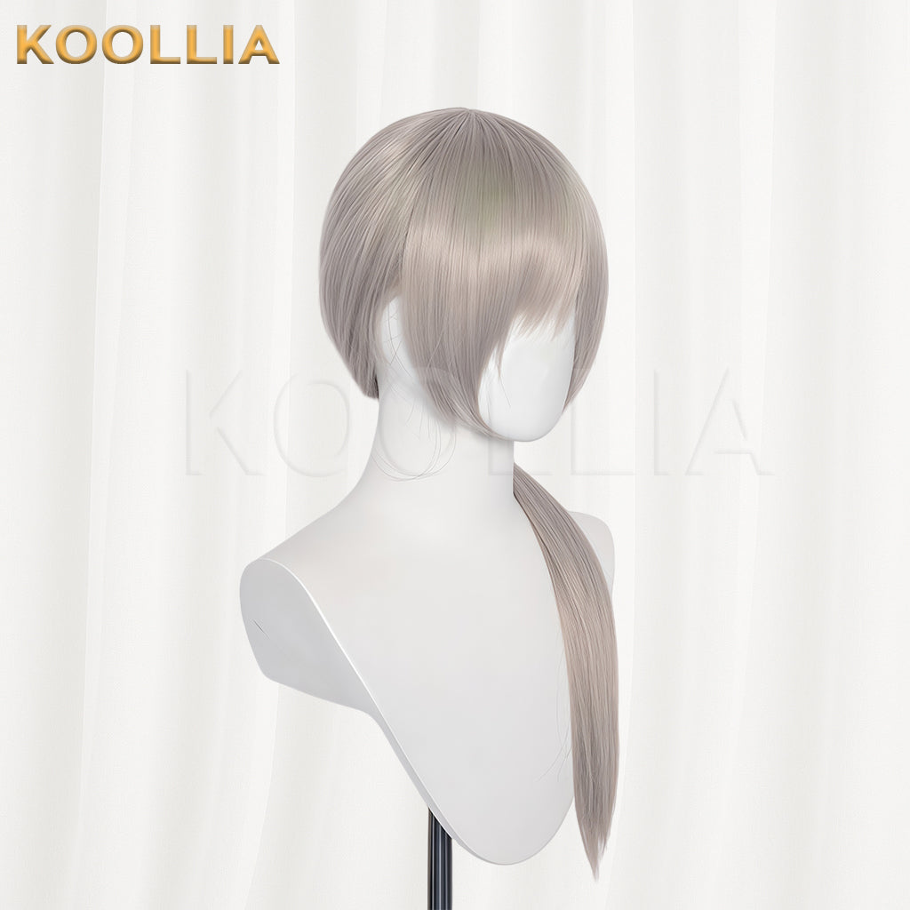 Chainsaw Man Quanxi Long Sliver Hair Basic Wig  KOOLLIA