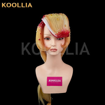 Hazbin Hotel Charlie Morningstar Long Yellow Hair Styled Basic Wig(Pre Order) - KOOLLIA
