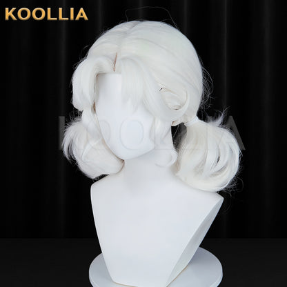 Identity Ⅴ Cheerleader Lily Barrier(Silhouette) Short White Hair Basic Wig