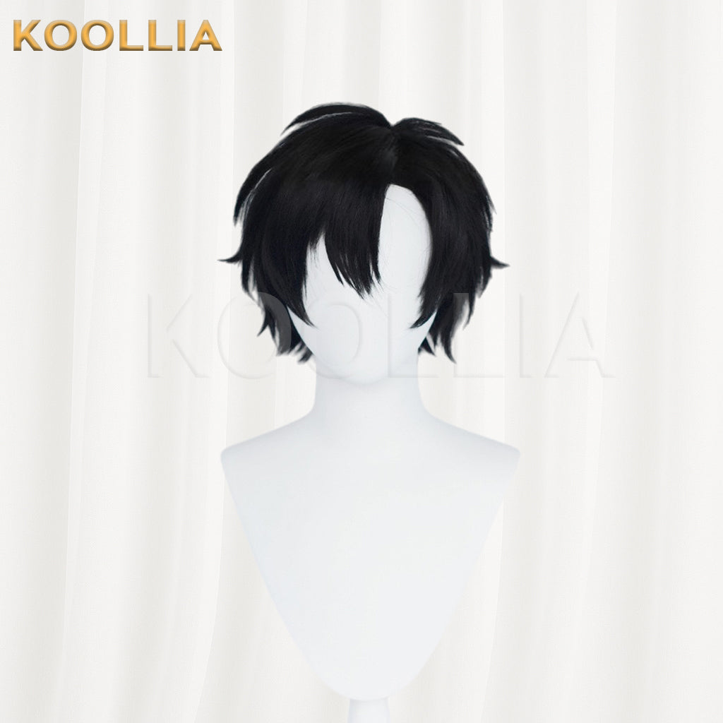 Link Click Cheng Xiaoshi Short Black Hair Basic Wig