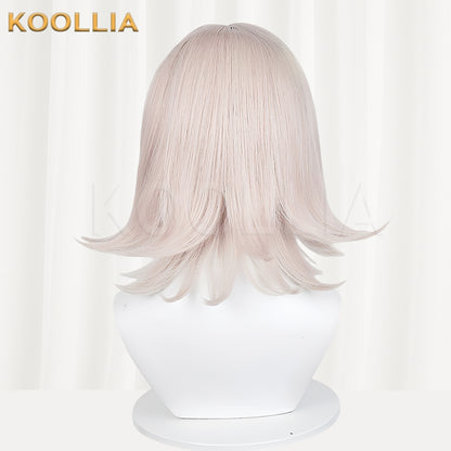 Danganronpa Nanami ChiaKi kurze rosa Haare Basic Perücke