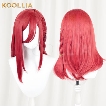 Blue Lock Chigiri Hyoma Long/Short Red Hair Basic Wig - KOOLLIA