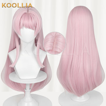 BanG Dream! It's MyGO!!!!!Chihaya Anon Long Pink Hair Basic Wig - KOOLLIA
