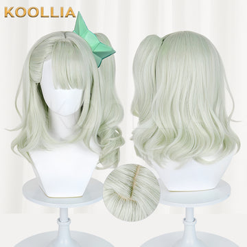 Zenless Zone Zero Angels of Delusion Chinatsu Remiel/Sunna Green Hair Basic Wig - KOOLLIA