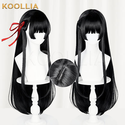 Wuthering Waves Chisa Long Black Hair Basic Wig