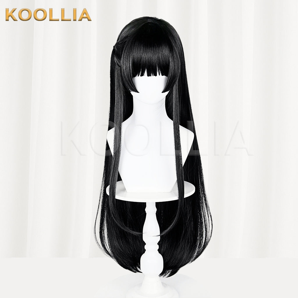 Wuthering Waves Chisa Long Black Hair Basic Wig