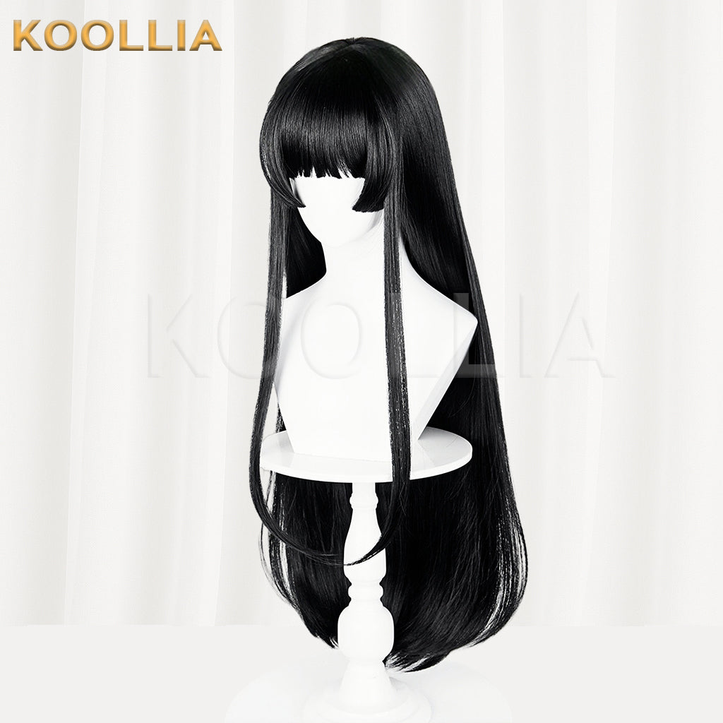 Wuthering Waves Chisa Long Black Hair Basic Wig