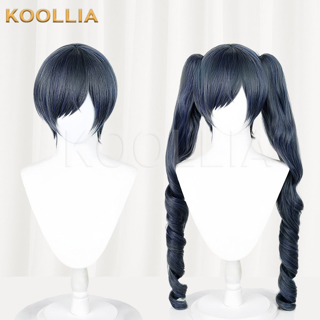 Black Butler Ciel Short/Long Blue Hair Basic Wig