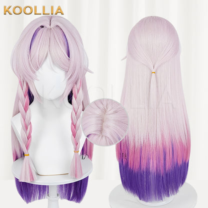 Genshin Impact Citlali Lange rosa-lila Haare Basic Perücke