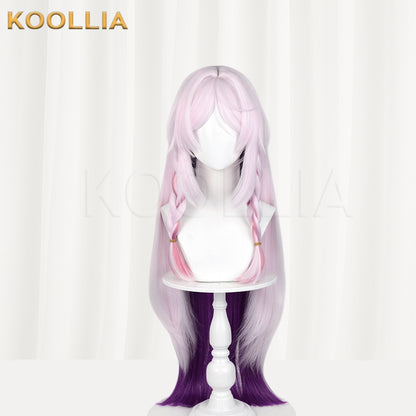 Genshin Impact Citlali Lange rosa-lila Haare Basic Perücke