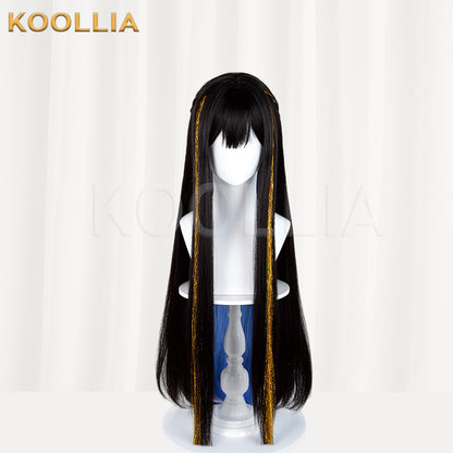 Honkai: Star Rail Constance Long Black Hair Basic Wig