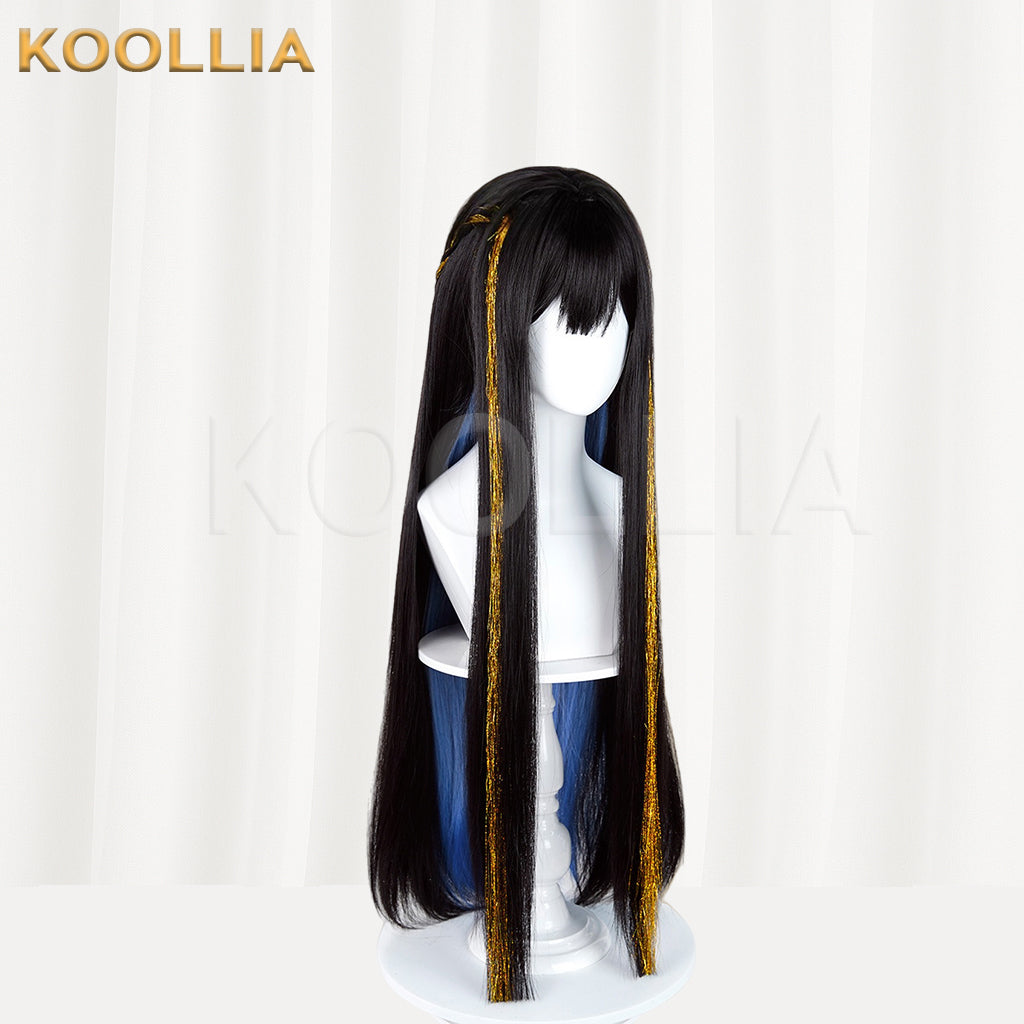 Honkai: Star Rail Constance Long Black Hair Basic Wig