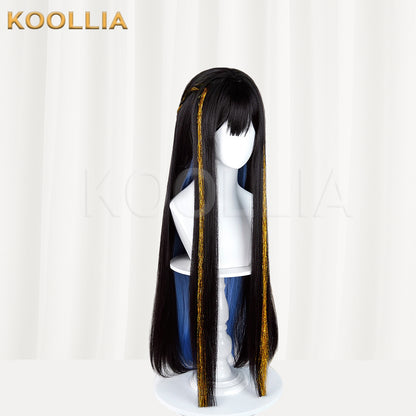 Honkai: Star Rail Constance Long Black Hair Basic Wig