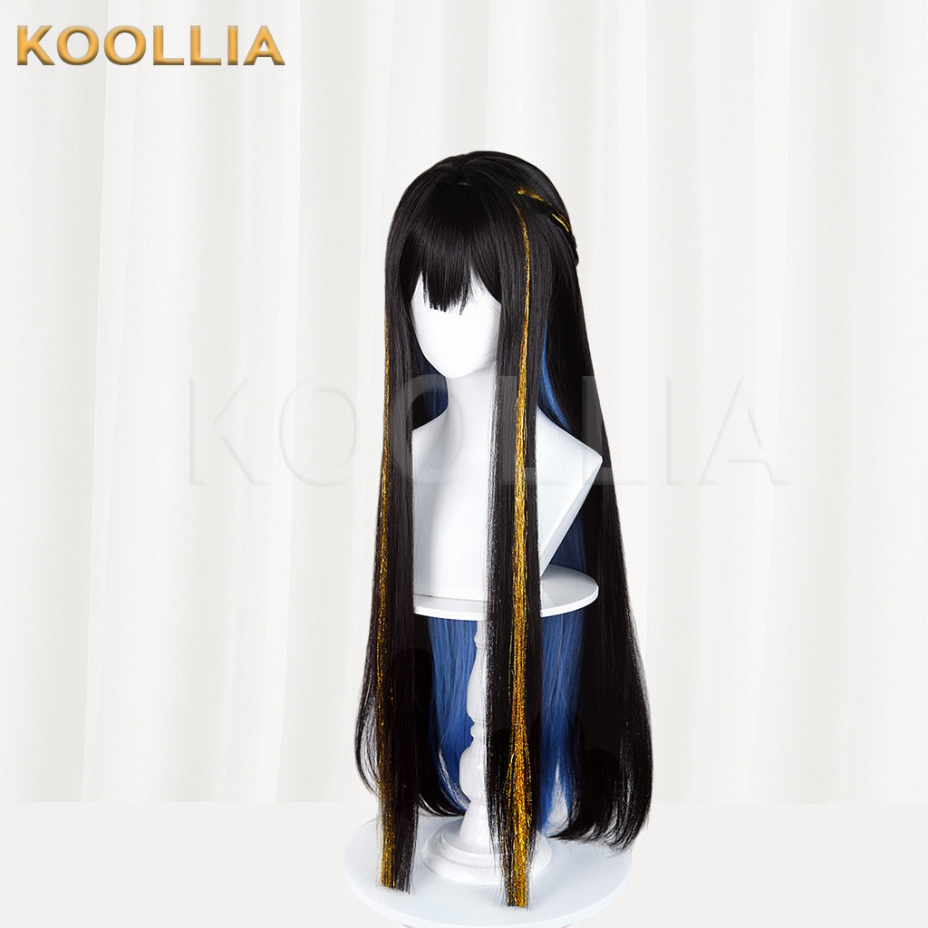 Honkai: Star Rail Constance Long Black Hair Basic Wig