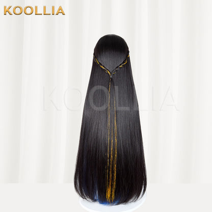 Honkai: Star Rail Constance Long Black Hair Basic Wig