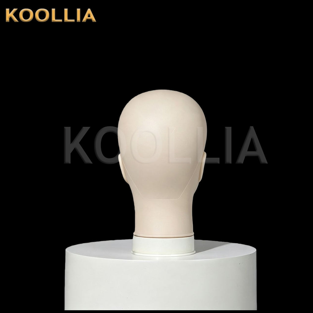 Cosplay head model with pin insertable design, shiny head, small head circumference female head model.