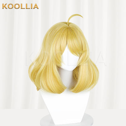 Honor of Kings Daji Short Golden Yellow Hair Basic Wig